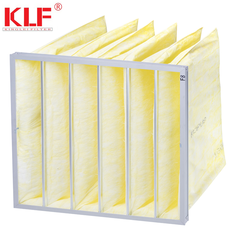 Customized Merv10-12 Pleated Ahu Pocket Bag Filter