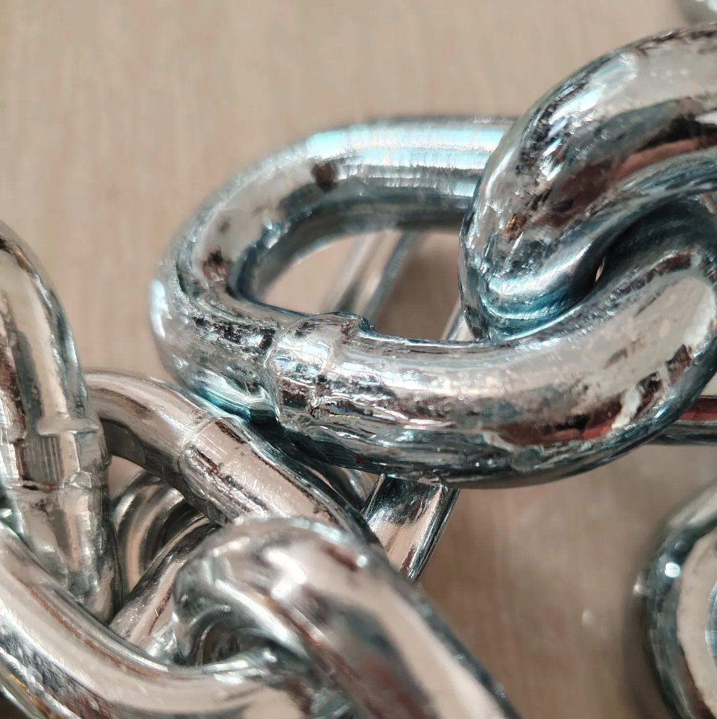 10mm Galvanized DIN766 Short Link Chain Weldless