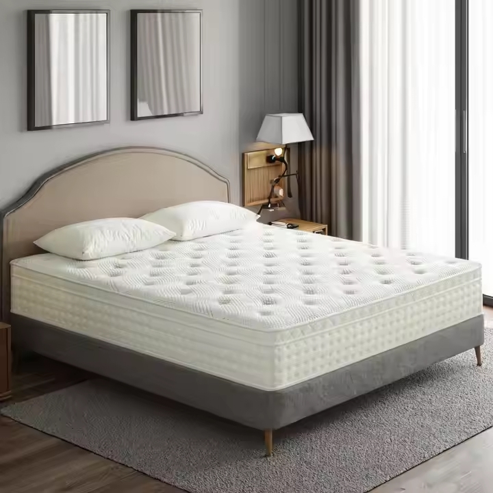 135*190*30cm/135*200*30cm Roll up Pocket Spring Latex Memory Foam Double Bed Mattress Hotel Quality