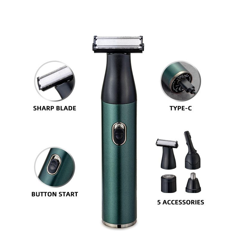 4 in 1 Electric Shaver for Women Ideal for Legs, Bikini Area, and Facial Hair Removal