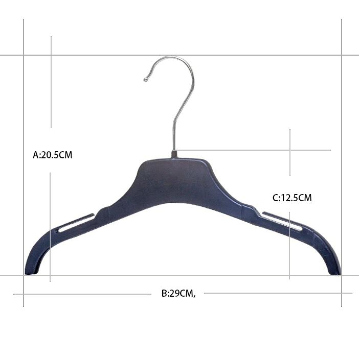 for Cheap Customized Plastic Hanger Clothing Store Shoes Hook for Display Two Color with Logo