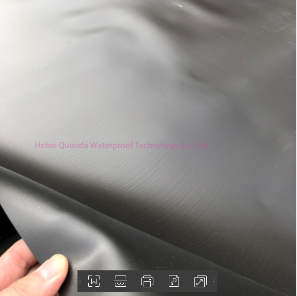 Black EPDM Roofing Materials for Roof Leaking