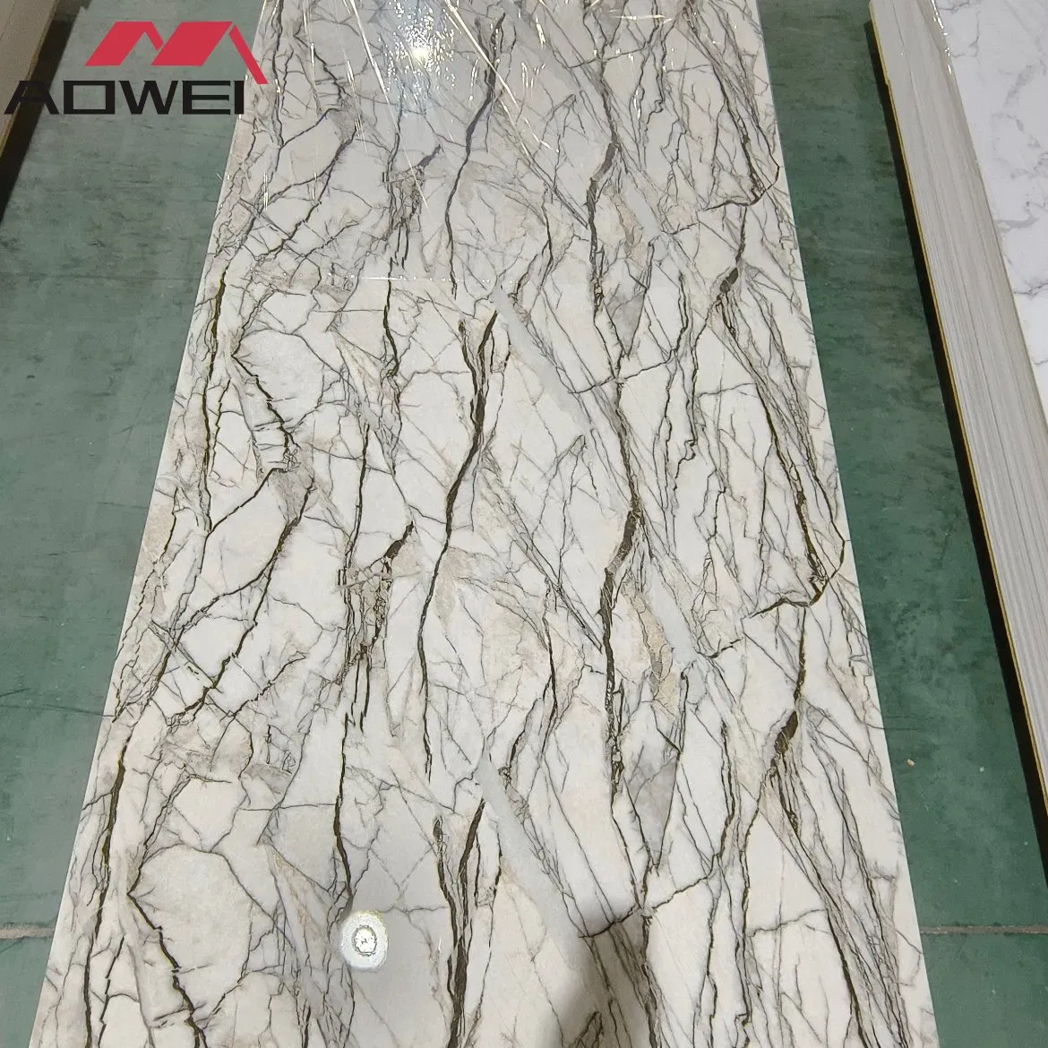 Construction-Decoration Material WPC PVC Marble Sheet Slabs Wall Panels for Home Siding