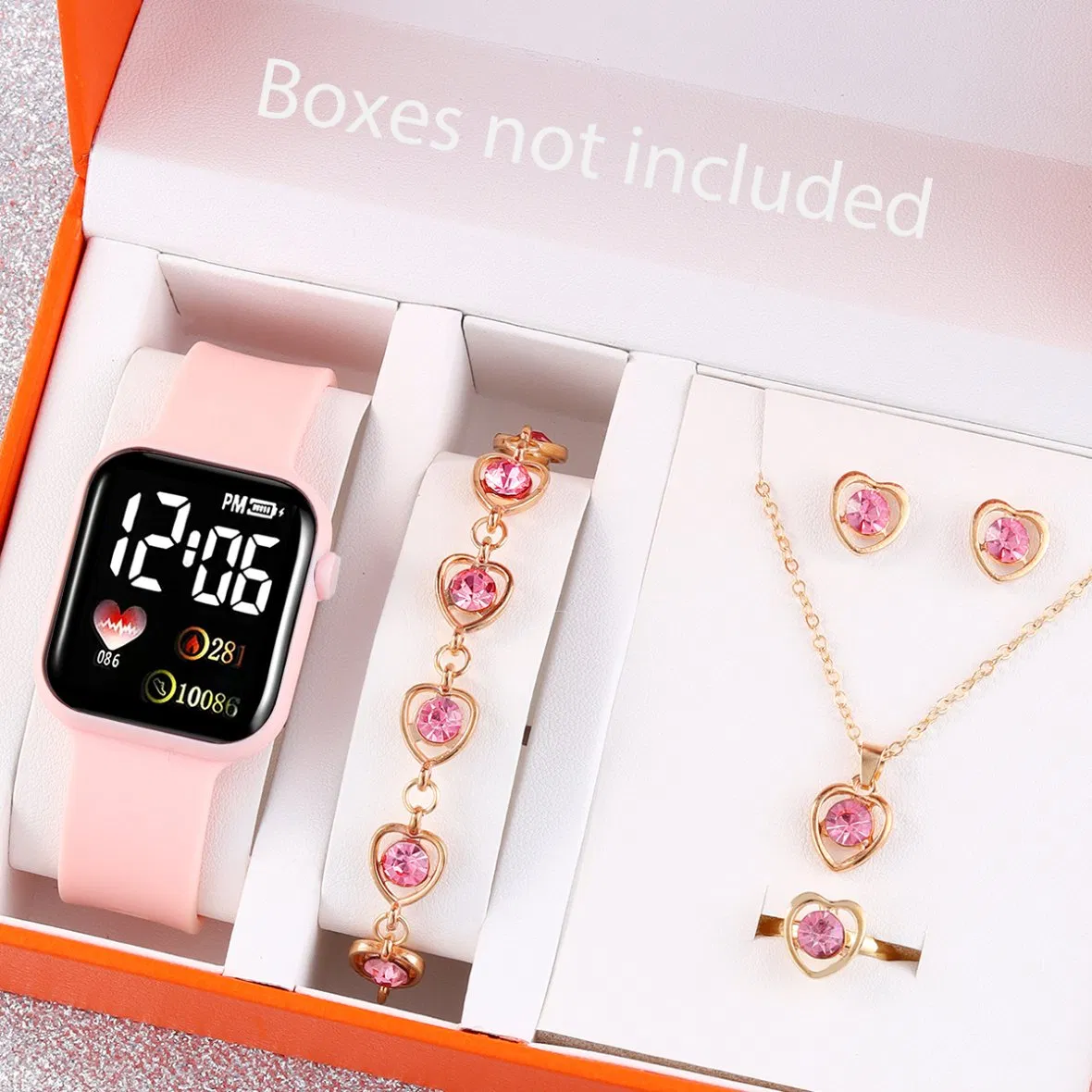 Watch Set Digital Watch Bracelet Child Cute