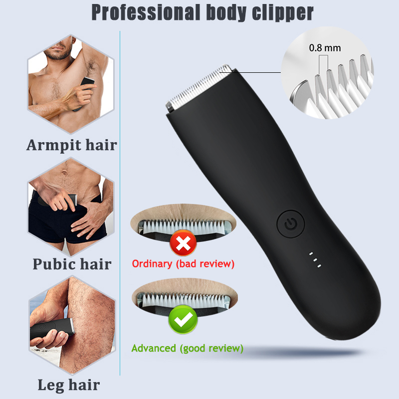 Electric Body Trimmer for Safe and Smooth Groin Grooming