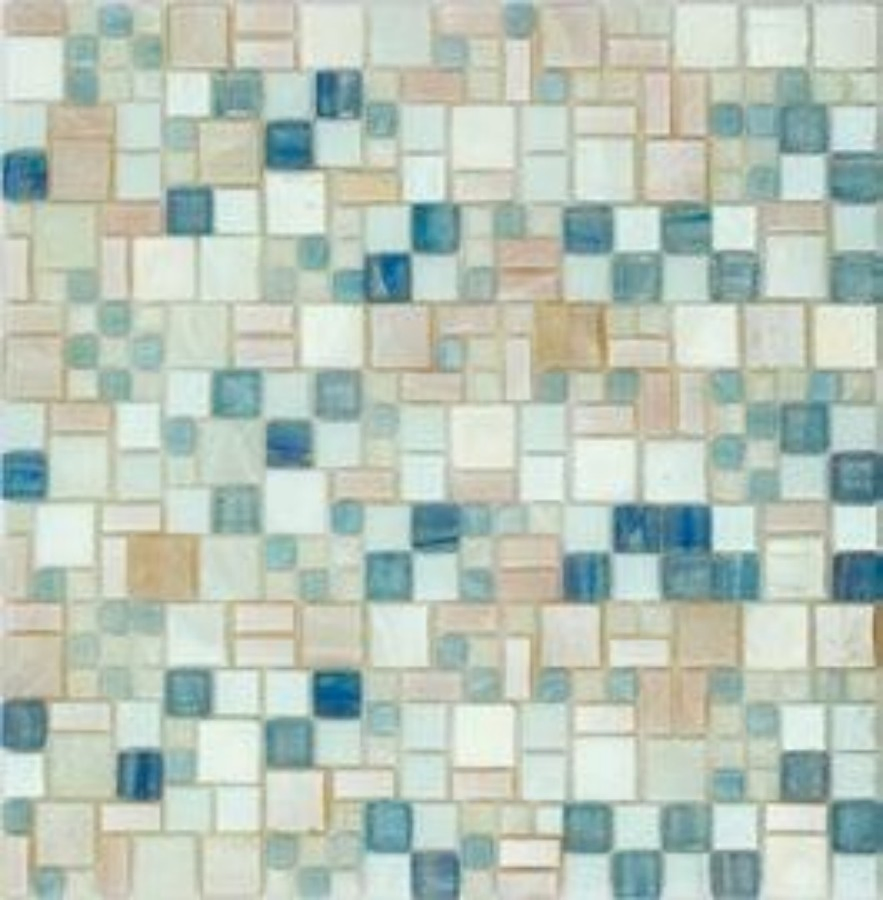 Hot Melt Glass Mosaic Grenn Color Stone Tiles for Pattern Kitchen Bathroom