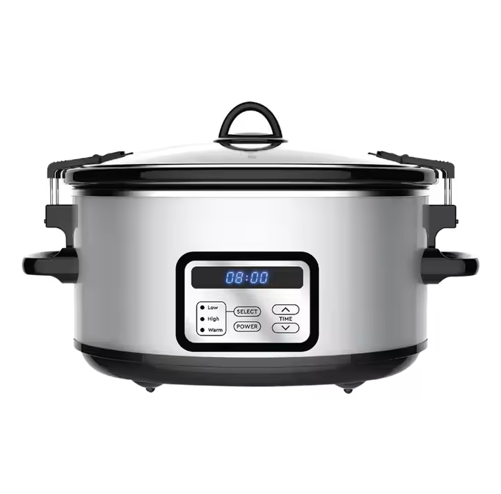 Premium 6.0 Qt Oval Slow Cooker for Delicious One-Pot Meals