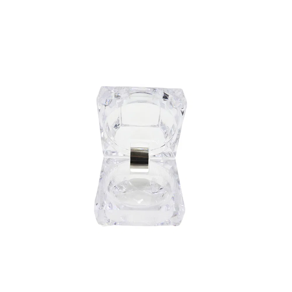Inunion New 4.5X5cm Crystal Acrylic Jewelry Box Lovely Cute Ring Display Acrylic Case