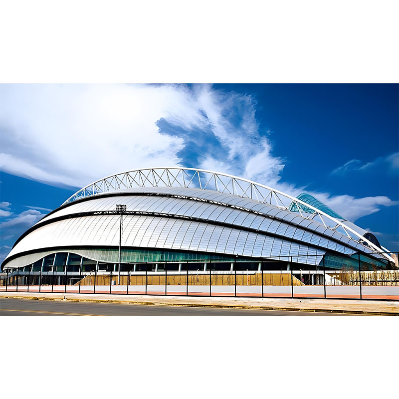 Lightweight Stadium Steel Structures Reducing Foundation Loads Effectively