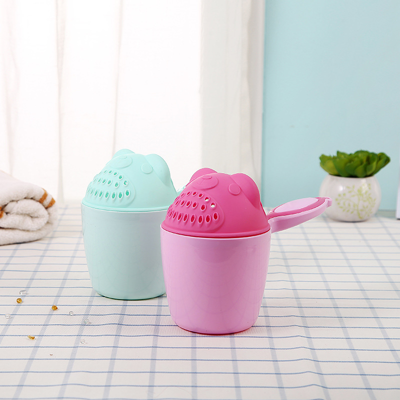 Cute Baby Bath Toddle Shampoo Cup Bathing Bailer