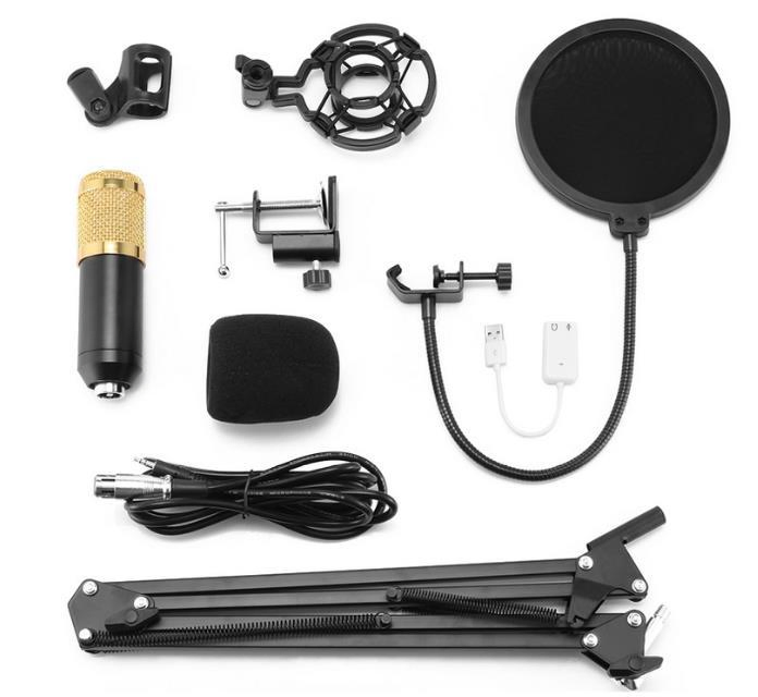 Bm800 Voice Recording Podcasting Studio Adjustable Condenser Microphone for Youtuber Online Chatting