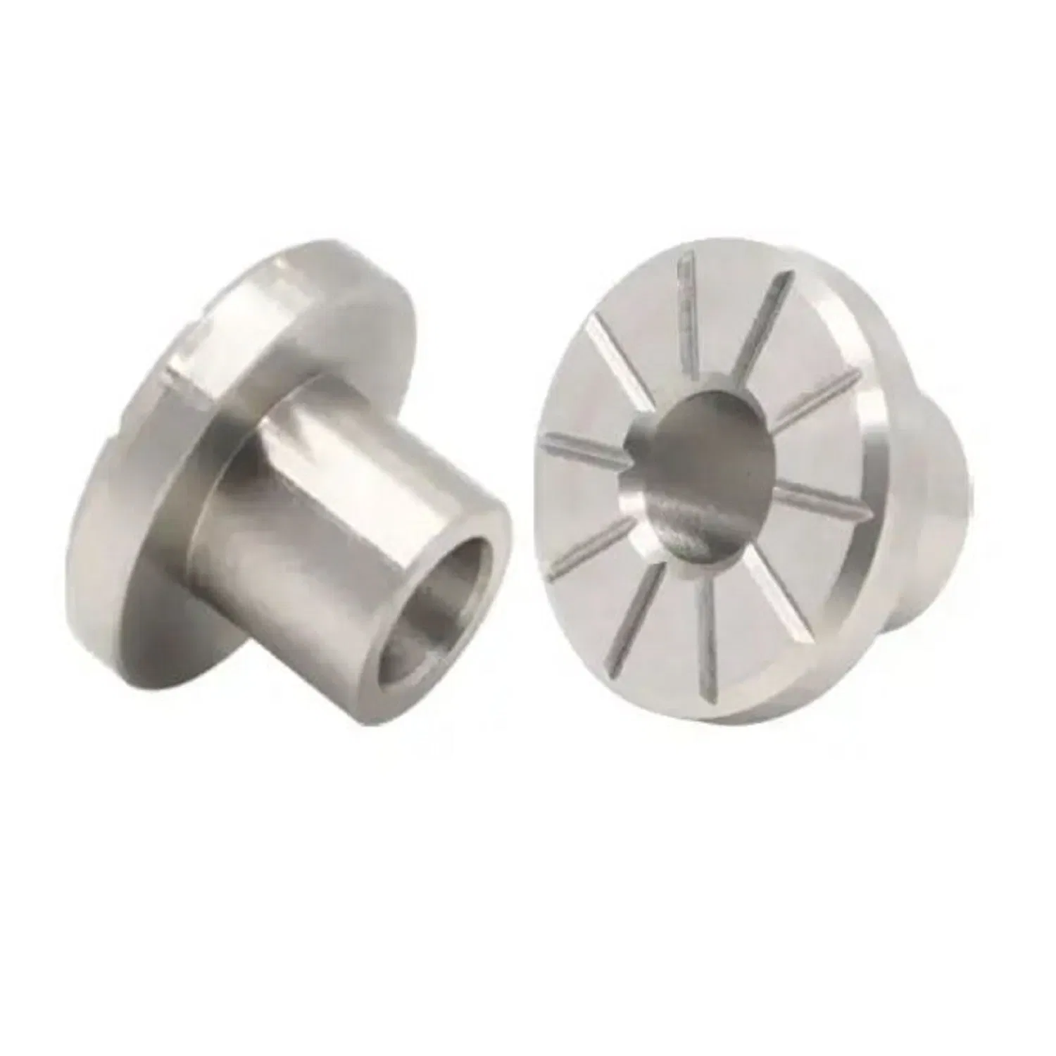 CNC Machined Aluminum Alloy Parts Customized Stainless Steel Tube Bushing Flange Bushing