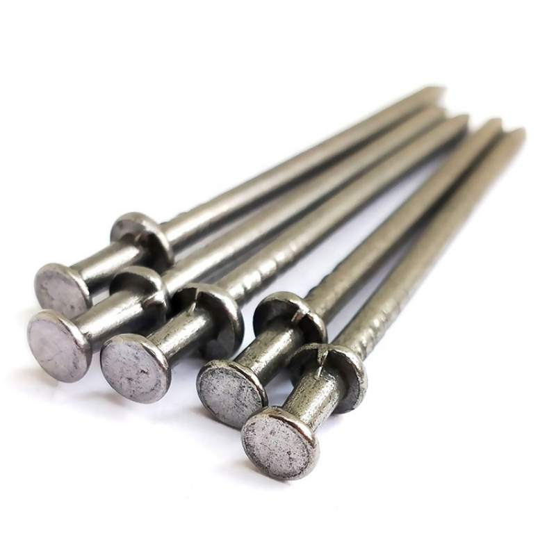 Building Construction Duplex Nails Two Head Common Nails with Easy Removal Design.