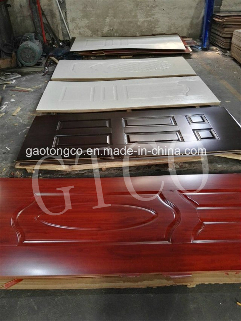 3mm 4mm 6panel White Primer HDF MDF Molded Door Skin Panel Wooden Door