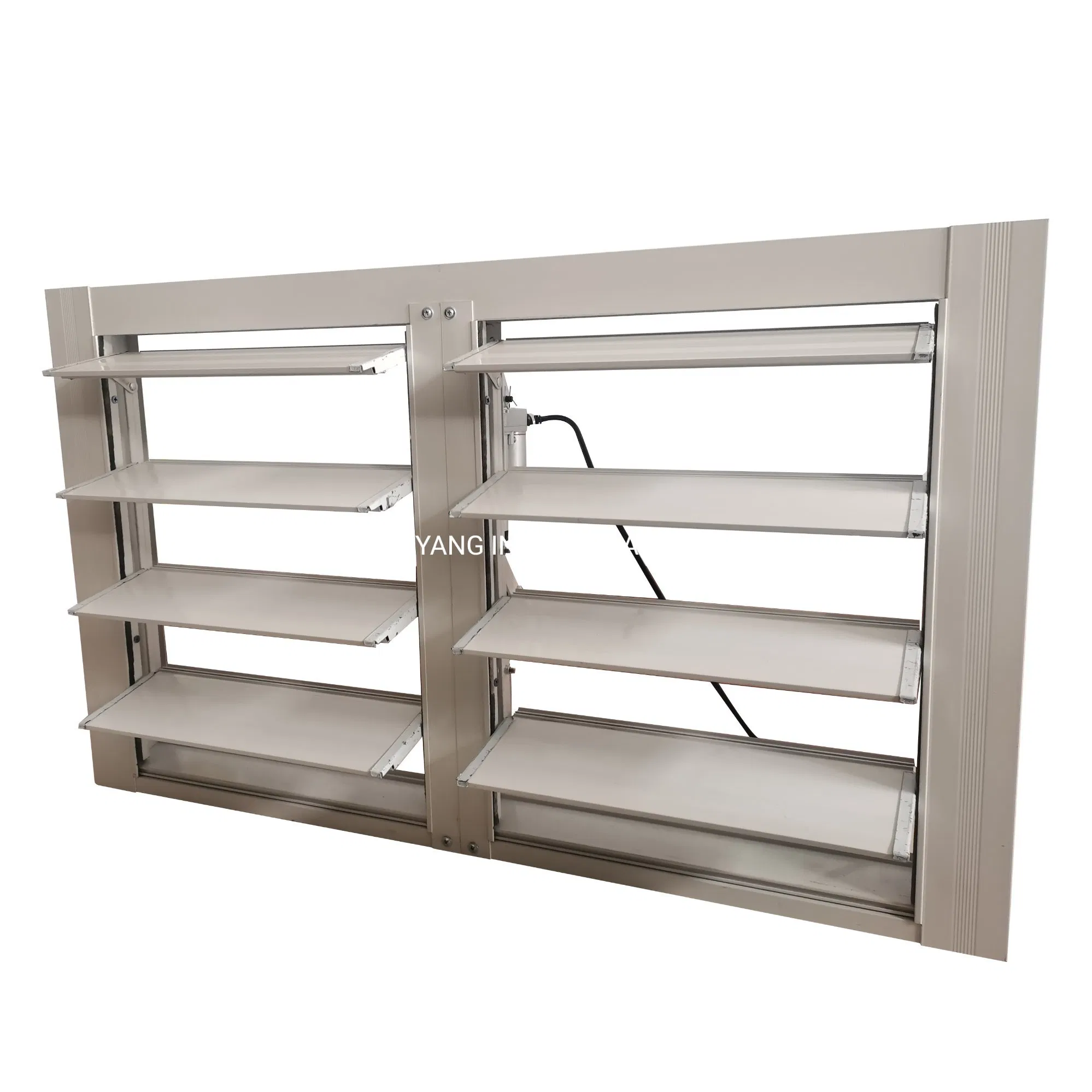 Customized Size Stable Automatic Electric Aluminum Louver Shutter with High Quality