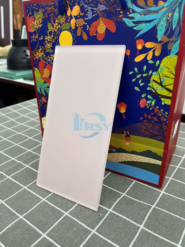 Multiple Colors Acid Etched Paint Glass for Decoration Glass