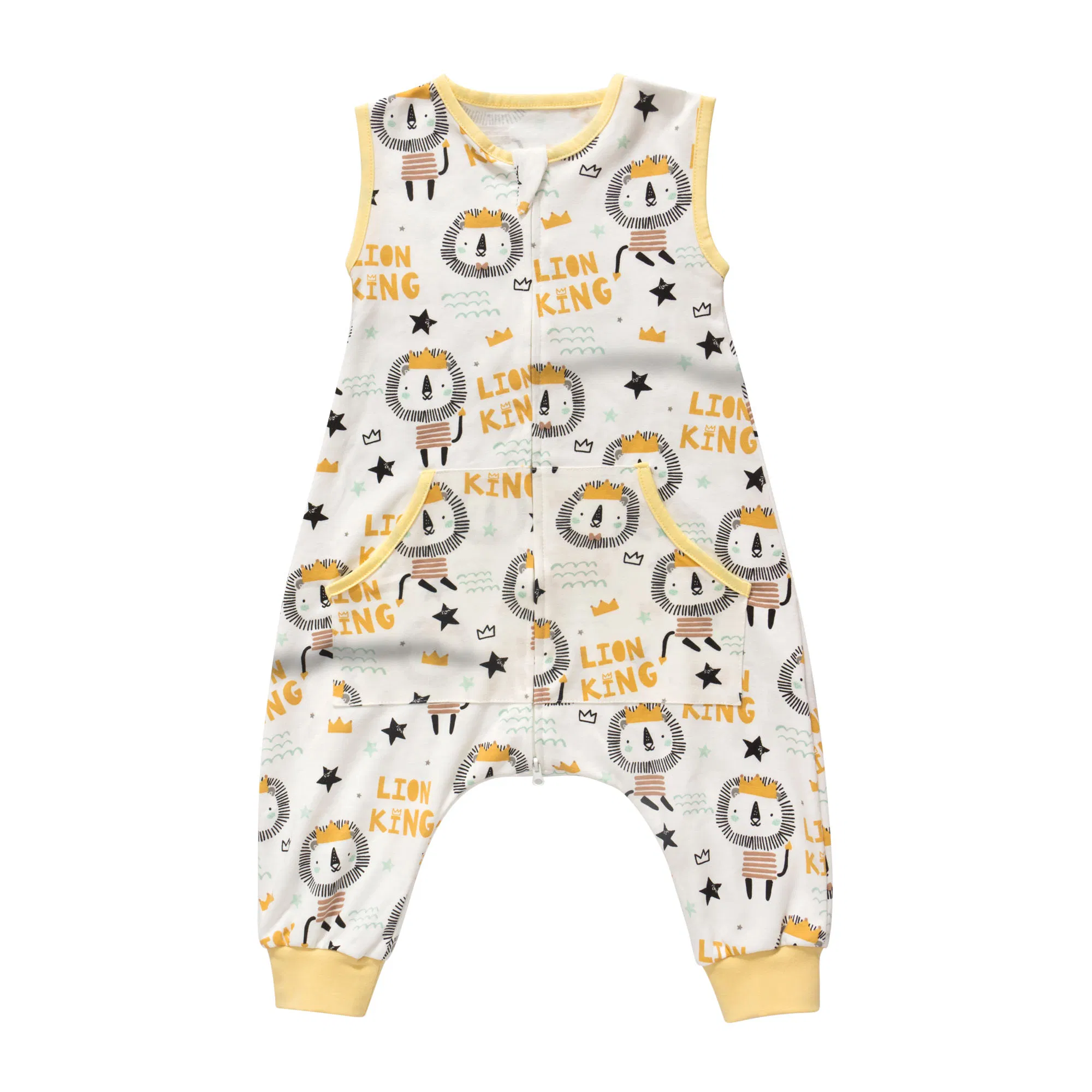 Professional Manufacturer Infant 100% Cotton Soft Sleep Sack Adjustable Baby Sleeping Bags for Newborn with Legs