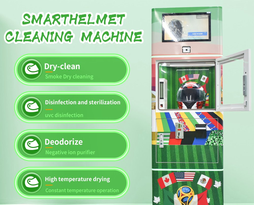Upus Original Worldwide Helmet Cleaning Machine for Effective Automatic Vendo Operations