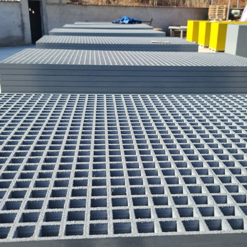 Molded Glass Fiber Reinforced Plastic Grating Corrosion Resistant FRP Grating