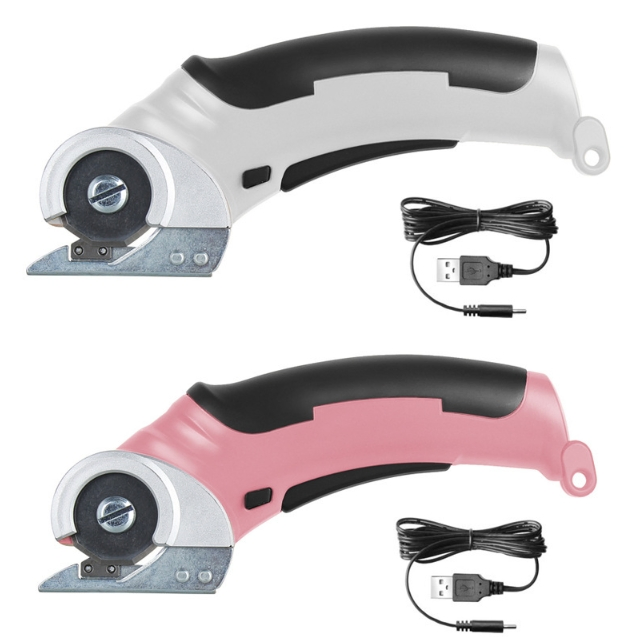 New Arrival 2000mAh Electric Rotary Cutter Cordless Scissors for Fabric/Leather/Paper