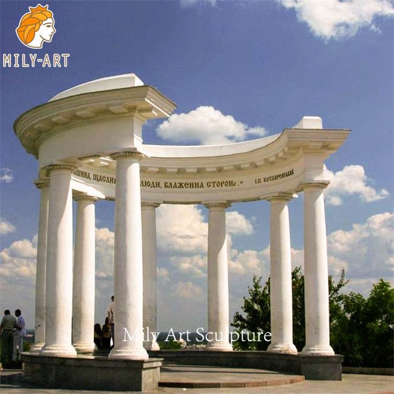 Large Outdoor Decorative Building Marble Column for Sale