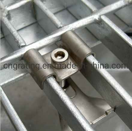 Steel/Stainless Steel / FRP GPR Fiberglass Grating Clip with nail and bolt