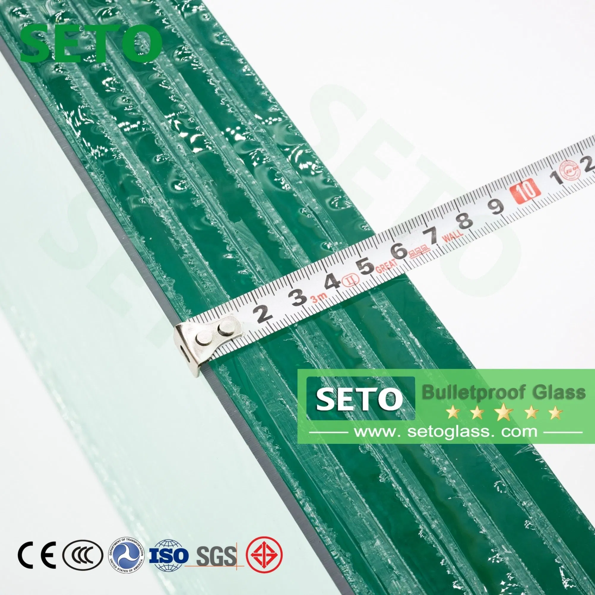 Customized B4b5b6 Level Bulletproof Glass for Car Modification Banks & Exhibition Cases