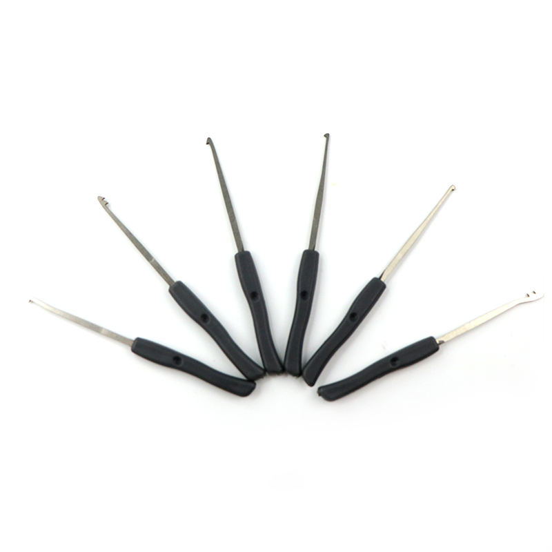 Transparent Visible Cutaway 10 PCS Lock Pick Set Handle Tools Lock Pick Set