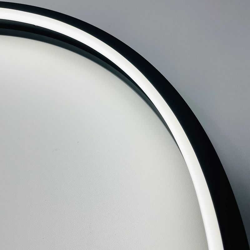 Mirror Frame Metal Luxury Elegant Modern Round Mirror Frames Brushed Gold Black Silver Aluminium Mirror Frame