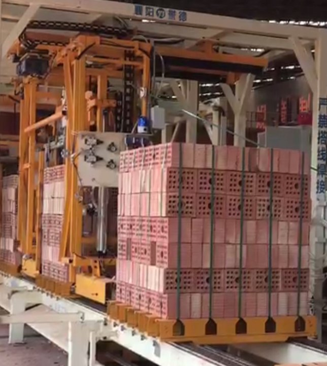 Automatic Packing Line Clay or Red Brick Packing Palletizer