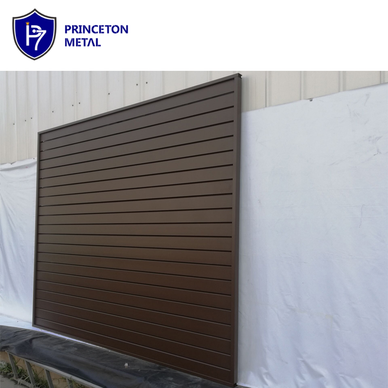 CE Certification Factory Price Garden Privacy Powder Coated Metal Aluminum Slat Fence