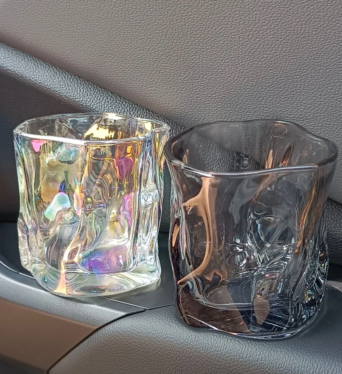 Кружка для виски стеклянная квадратная 180 мл