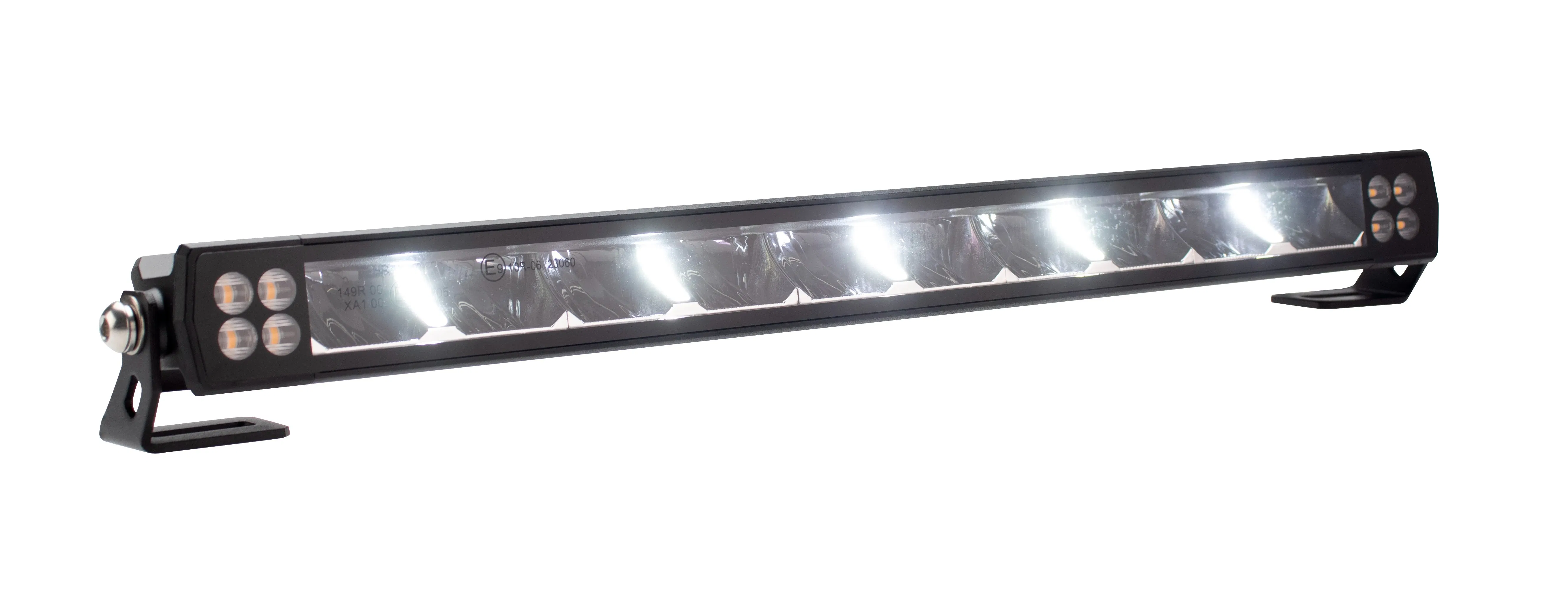 Brtled 12V LED Light Bar Yellow/White 100W Slim Offroad