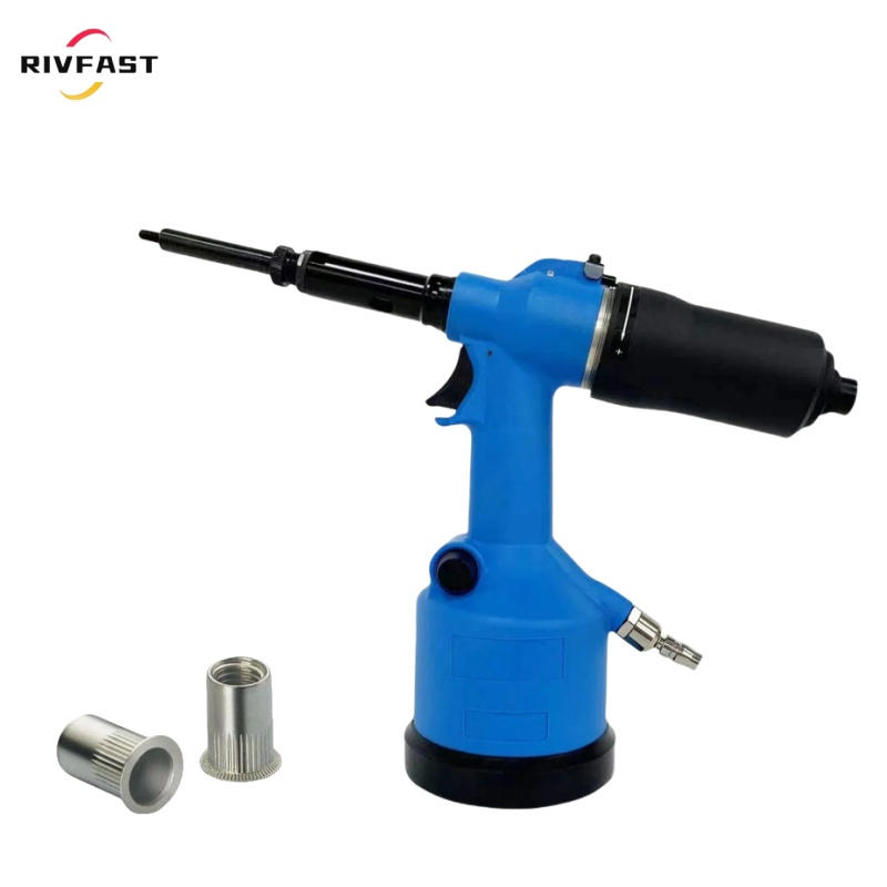 Пневматическая заклепочная машина с длинным носом, ход 7мм