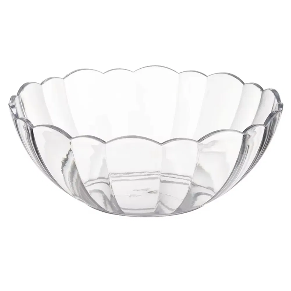 Clear Plastic Salad Bowls Buffet Bowls Round Clear Chip Plastic Candy Dish