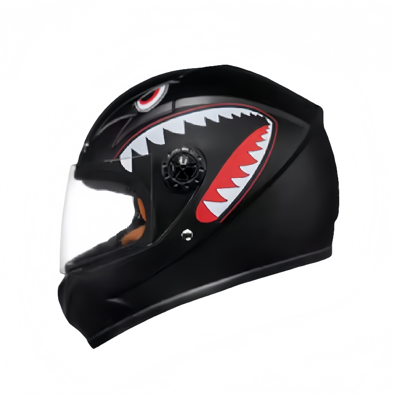 Детский мотошлем модульный SCB с двойным козырьком