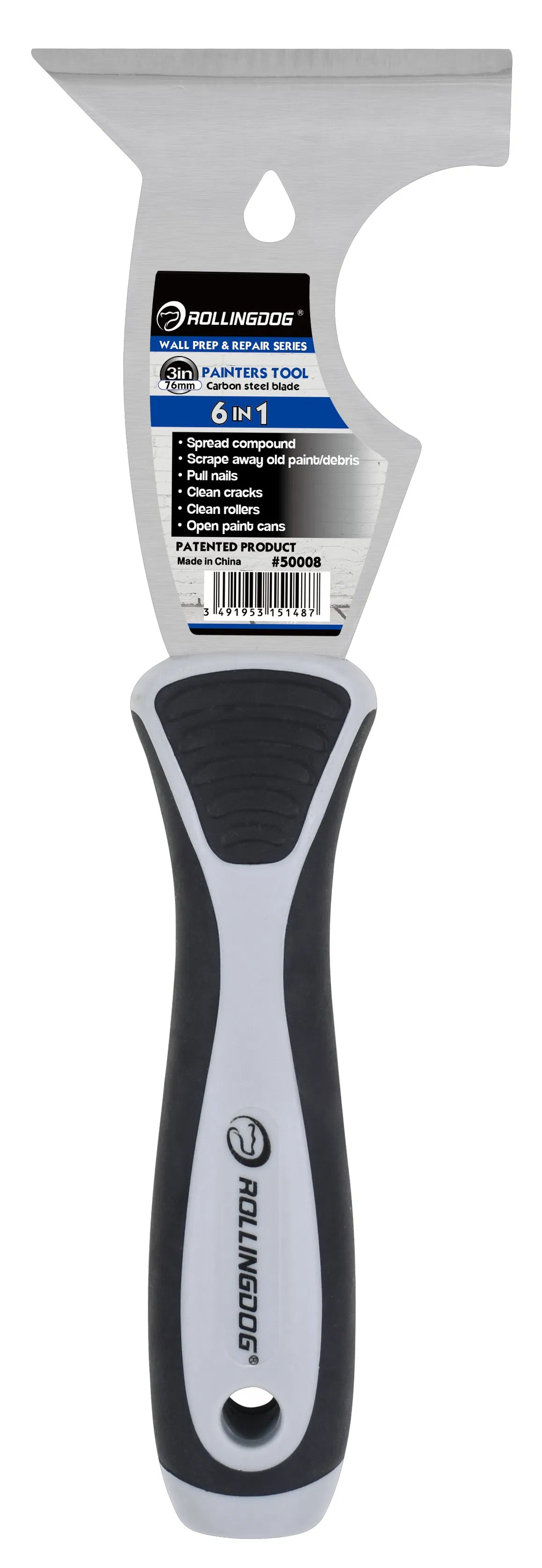 Rollingdog-PRO 50008 6 in 1 Multifunctional Painter's Tool 3 Inch