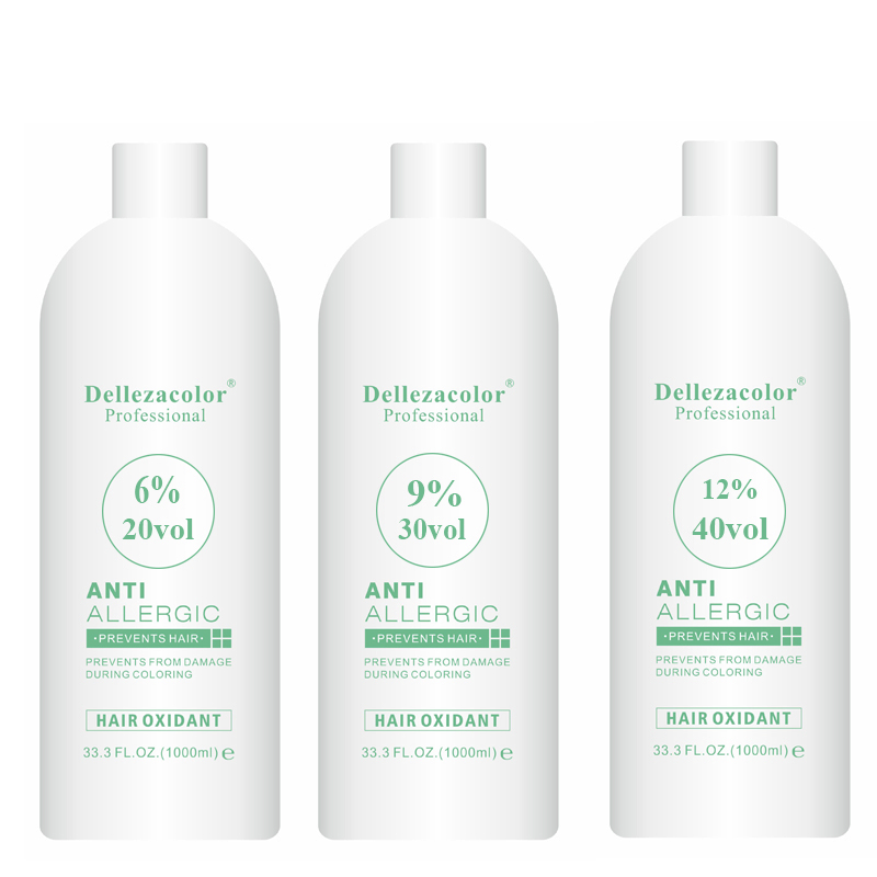 Professional Hair Peroxide Organic Hair Color Developer (3%, 6%, 9%, 12%)