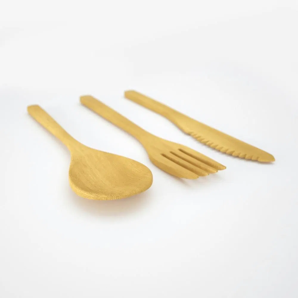Zero-Plastic Wooden Cutlery Bamboo Cutlery Set