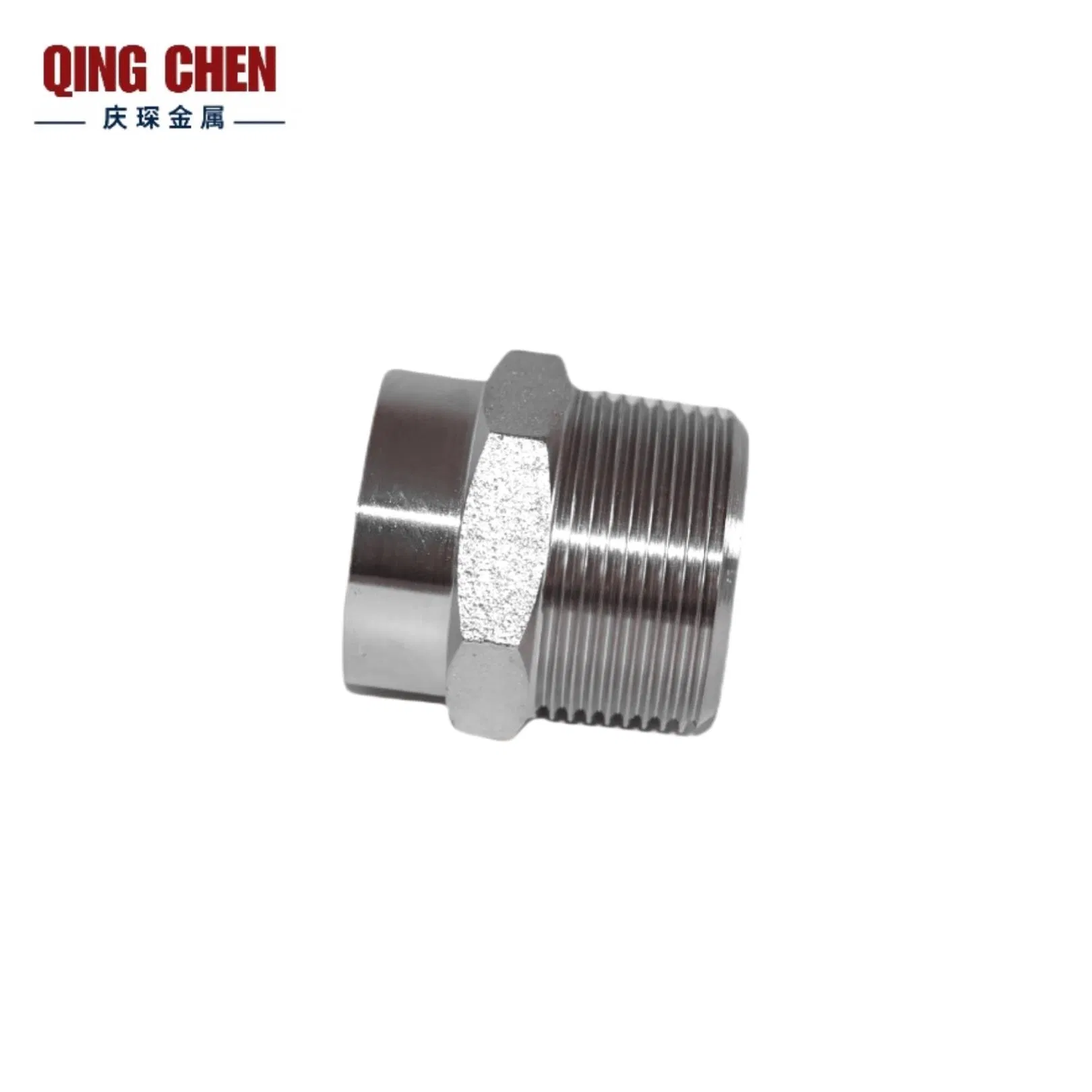Premium Stainless Steel Hexagon Nipple for Pipe Connections