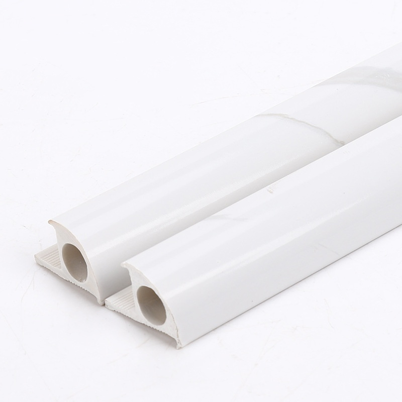 Free Sample 2.5m Custom Marble Color Ceramic PVC Tile Corner Trim Plastic Tile Edge Trim