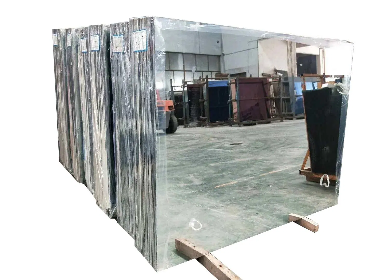 Silver Mirror Washroom Rectangular Round Modern Wall Decorative Mirror Glass Toilet Double Coated Glass Mirror