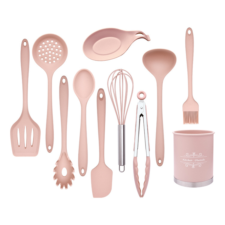 10 Pieces Silicone Kitchen Accessories Tools Set Cooking Tool Sets Kitchen Utensils