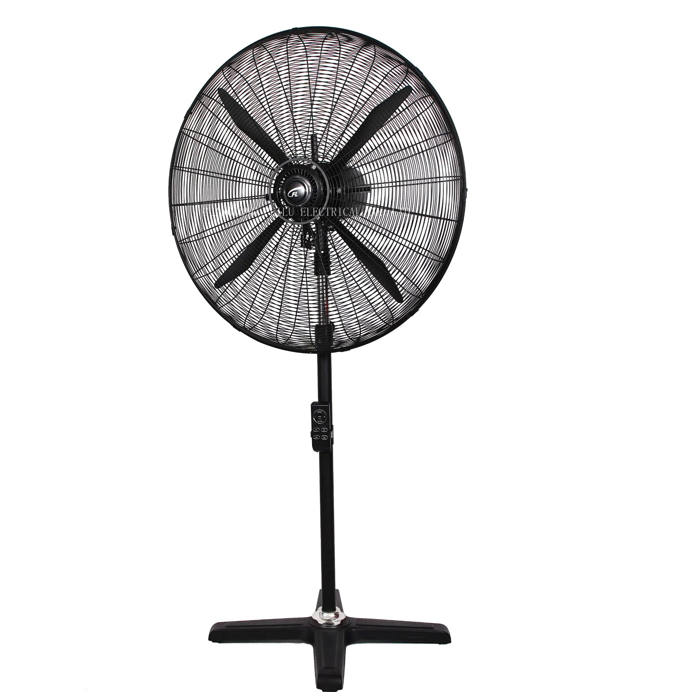 4 Blade Big Powerful Industrial Stand Fan for Remote 650mm