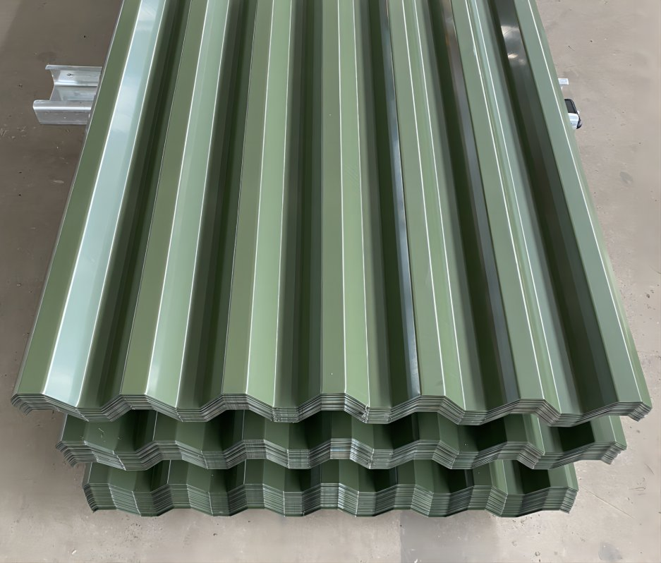 Type 35-125-750 Color Steel Plate Corrugated Tile Galvanized Pressed Steel Sheet