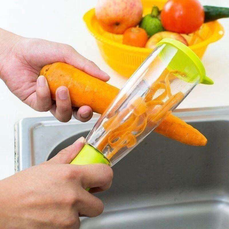 Container Fruits Vegetables Multi Function Stainless Steel Manual Kitchen Peeler
