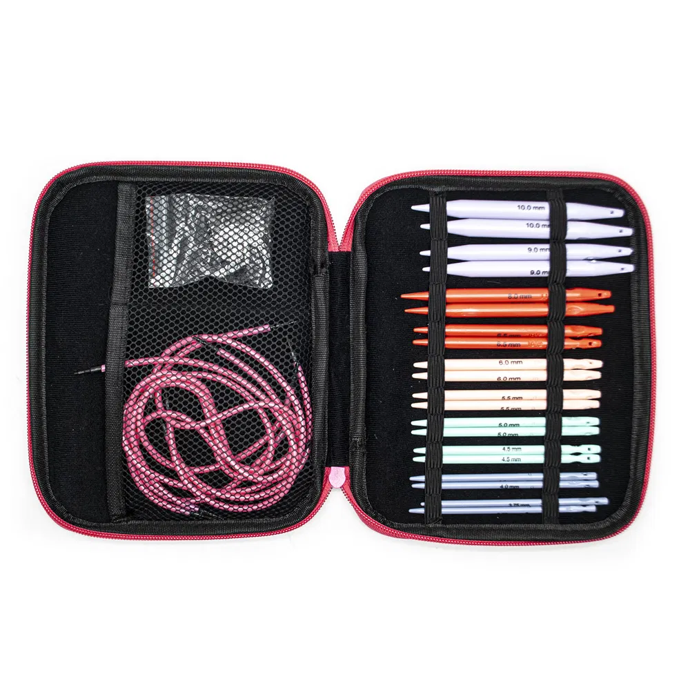 Circular Knitting Needles for Weaving Pins Needle Tools with Bag