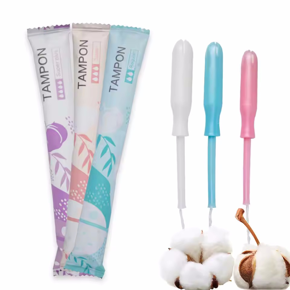Factory Wholesale 100% Organic Tampons for Women Private Label Natural Tampons