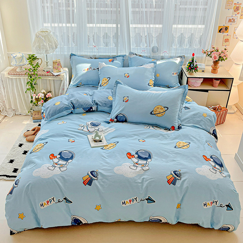 Custom Latest Design 233tc 100% Cotton White Bed Sheets for Hotels