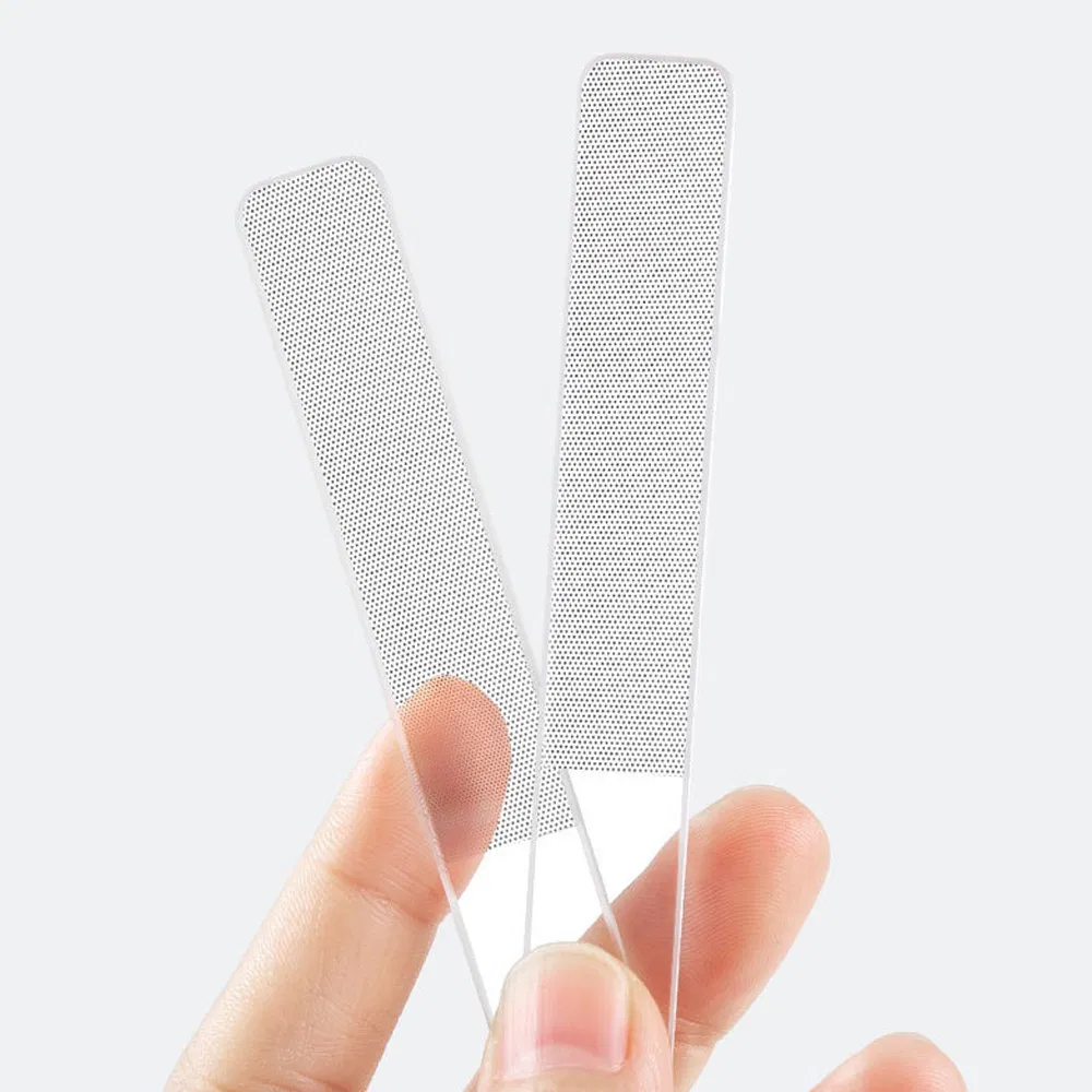 Mini Nano Professional Manicure Foot Polisher Sets Wholesale Custom Glass Nail Art File with Case